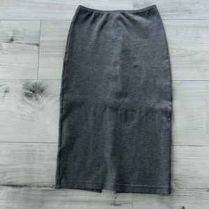 American apparel Cotton high waist midi skirt
